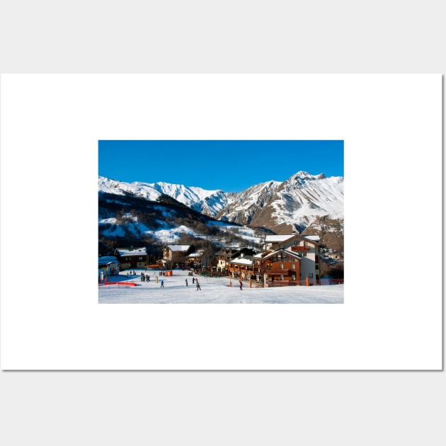 Saint Martin de Belleville 3 Valleys French Alps France Wall Art by AndyEvansPhotos